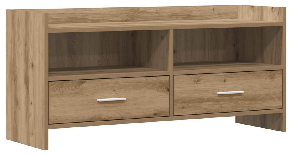 vidaXL TV-Schränk 100 x 33 x 47 cm Artisan-Eiche Holzwerkstoff