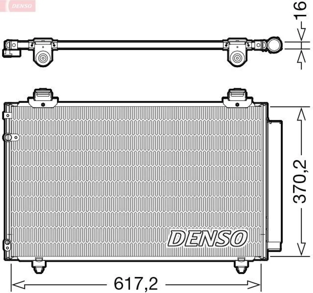 Réparation Clim : Condenseur DENSO DCN50112 pour Corolla Verso (E12)