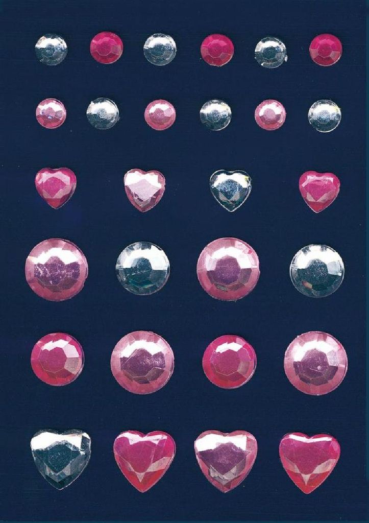 Diamanten-Sticker selbstklebend 9x16 cm HERMA GLAM ROCKS Produktbild 
