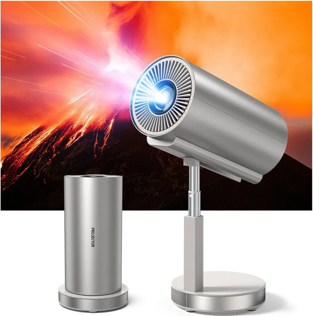 Mini Proiettore Smart 4K Support WiFi6 BT5.0 - Rotazione 90 Gradi