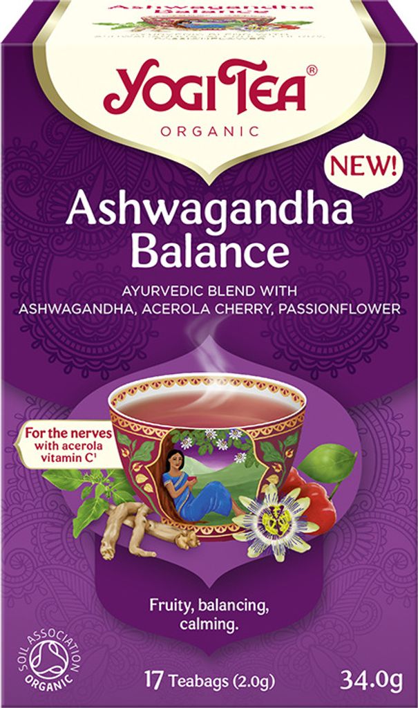 Yogi Tea®Ajurvédský Čaj Ashwagandha Balance (17ks), 101846 Obrázek produktu 