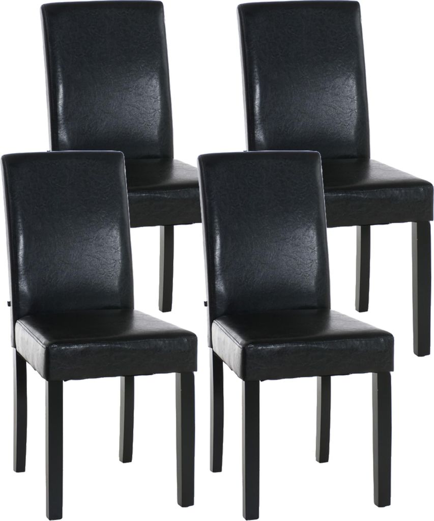 lot de 4 chaises de salle à manger Ina noires Image du produit 