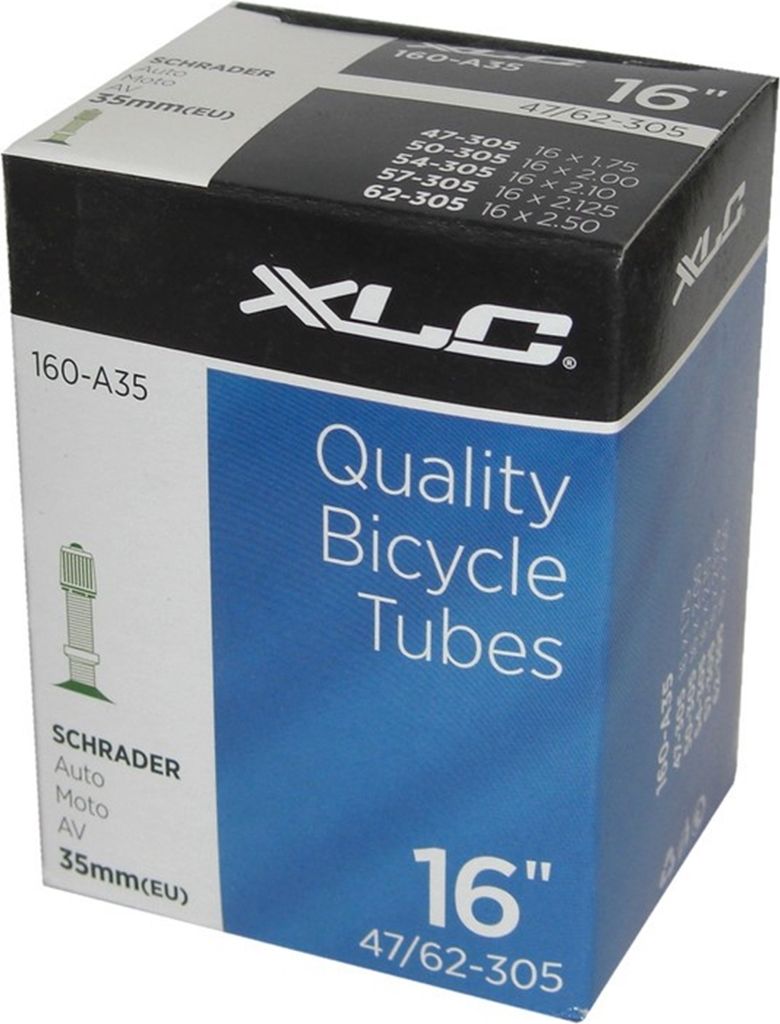 Camera d'aria XLC 16', 16x1,75/2,125' (47/62-305), AV 35 Immagine del prodotto 