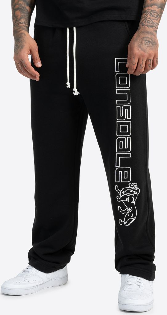 Herren Jogginghose normale Passform STONESFIELD Black 5XXL Lonsdale