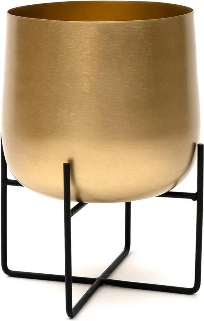 Support de plante surélevé noir pour décorer votre salon ou votre balcon