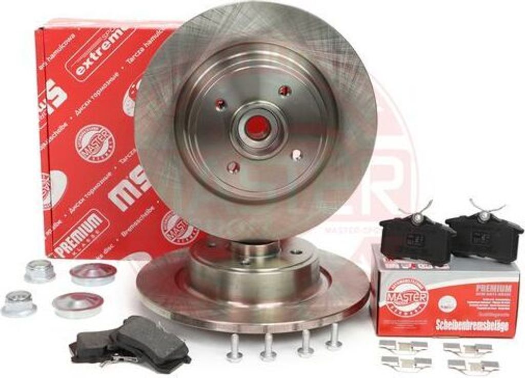 MASTER-SPORT 201101660 Bremsensatz, Scheibenbremse Hinterachse für RENAULT MEGANE Scénic (JA0/1_)