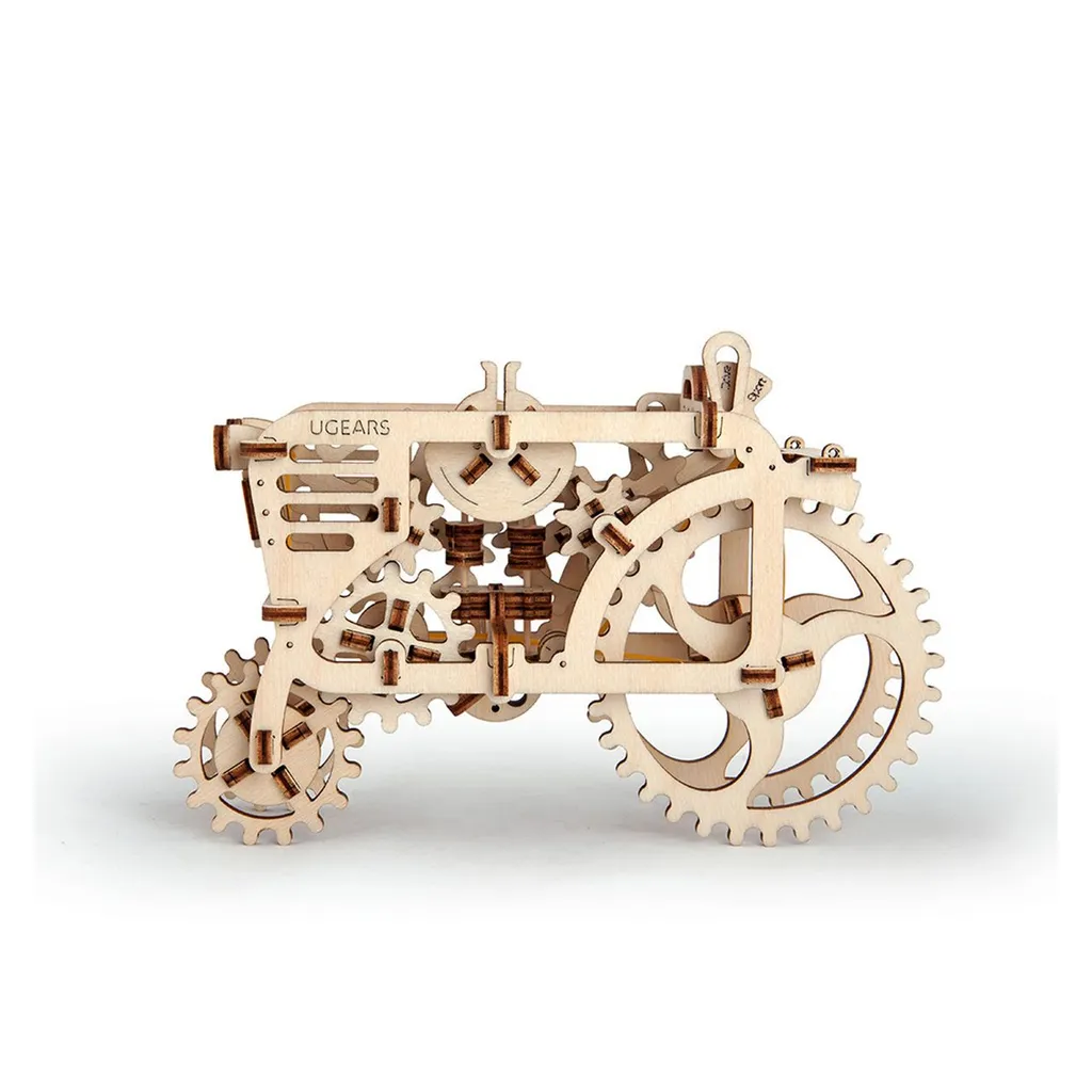 Ugears Tracteur en Bois - Puzzle 3D Mécanique Maquette de Collection