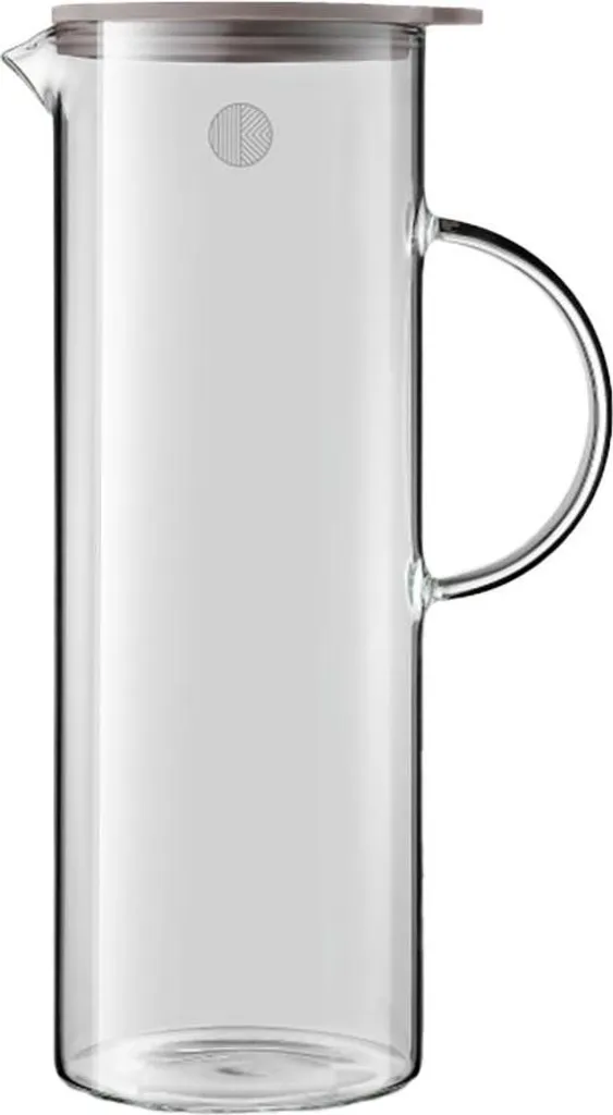 Carafe en verre borosilicate 1200ml pour boissons froides et chaudes