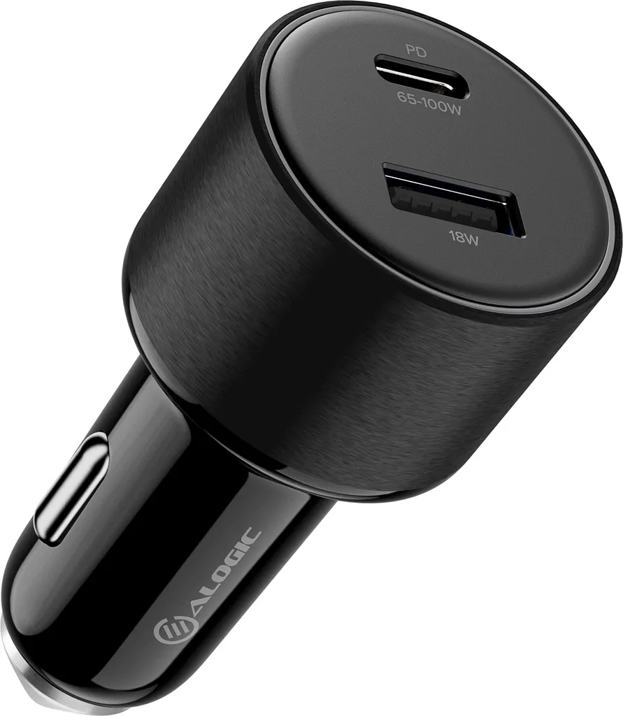 Chargeur Voiture 100W USB-C Alogic avec Port USB-A Charge Ultra Rapide