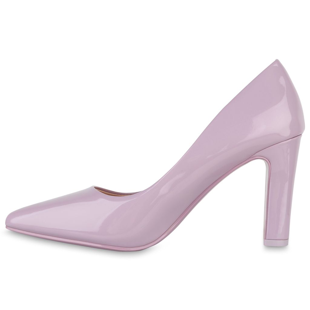 Elashe Damenchuhe Blockabsatz Pumps | 10CM Runde Sp Produktbild-Vorschau 6