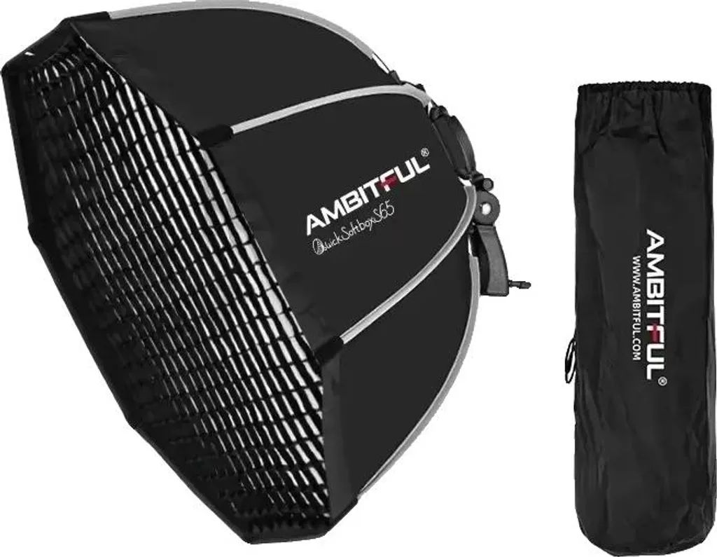 Boîte à Lumière Octogonale 65cm pliable avec Grille pour Flash Cobra