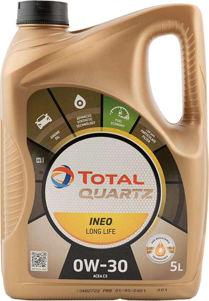 Total Quartz Ineo Long Life 0W-30 5 Liter Produktbild 