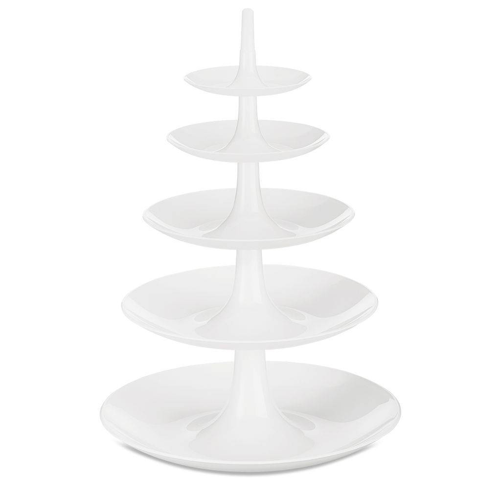 Koziol Etagere Babell Weiß 5 Ebenen Produktbild 