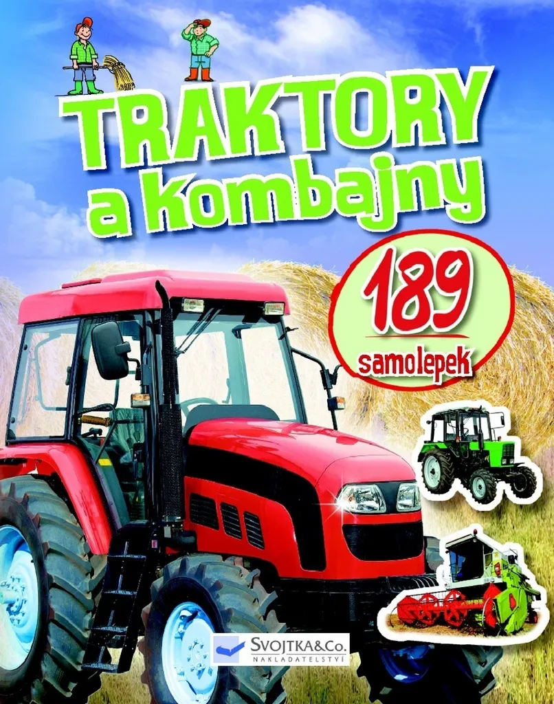 Album illustré Traktory a kombajny avec tracteurs et machines de récolte