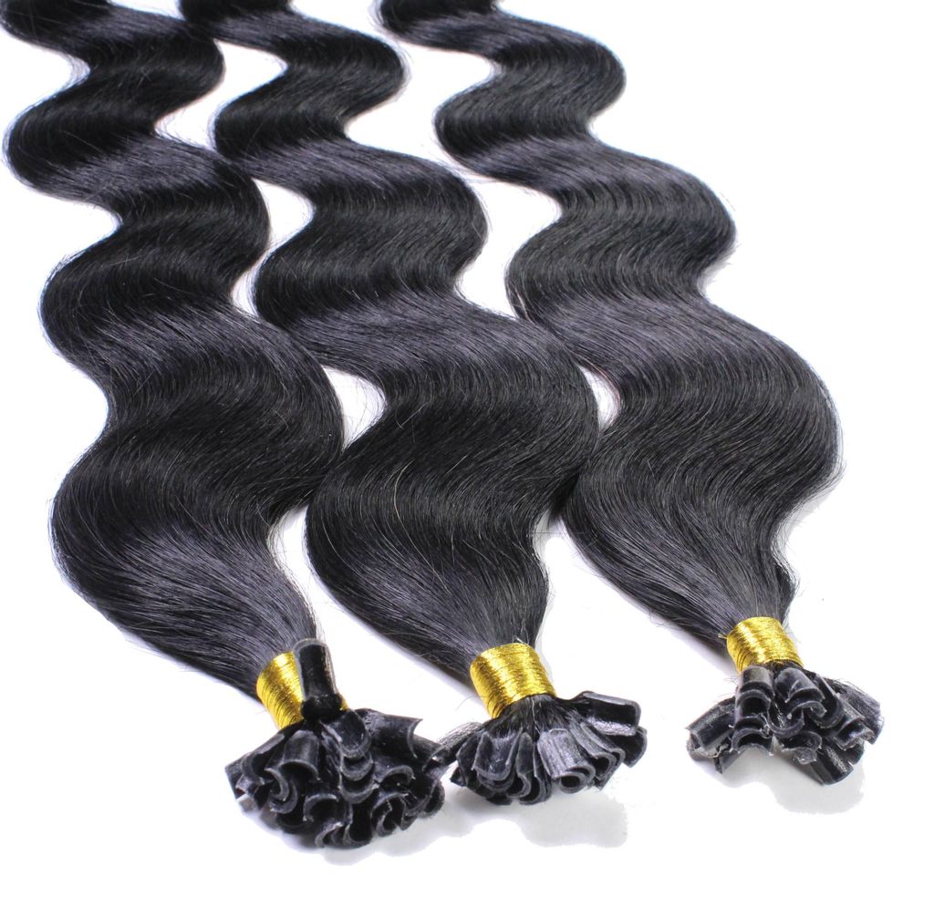 Extension con bonding in capelli veri #2/0 Nero 1g Immagine del prodotto 