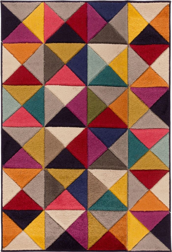 KADIMA DESIGN KALEIDOSKOP Samba 120 cm x 170 cm Bunt Farbe Rechteckig Teppich