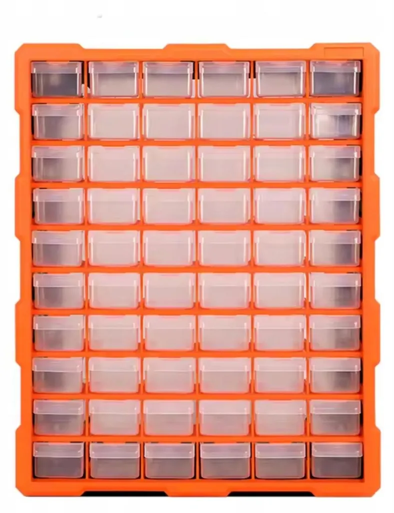 Rosfix Organiseur d'Atelier ORG-60PRO avec 60 Tiroirs Transparents