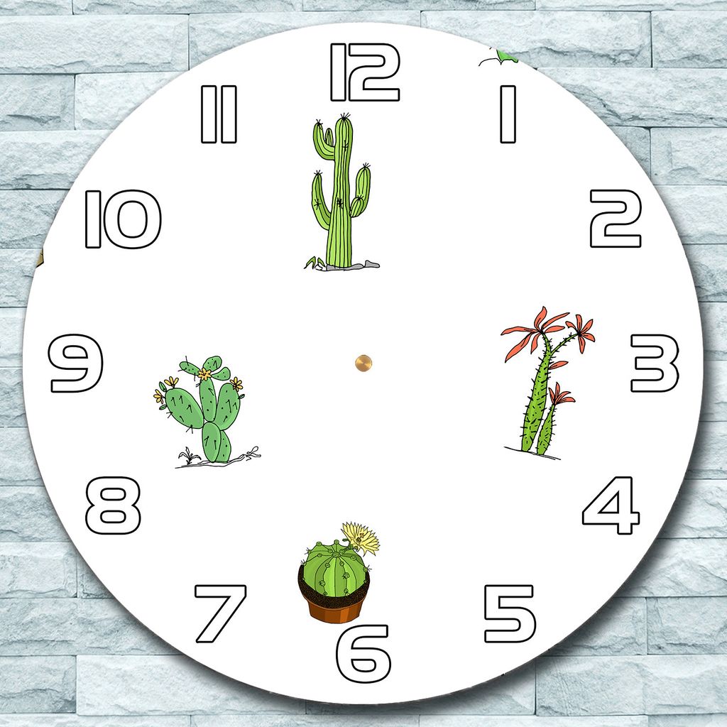 Wanduhr aus Glas Rund fi 30 Bunte Vögel und Schmetterlinge Deko Wohnzimmer Büro