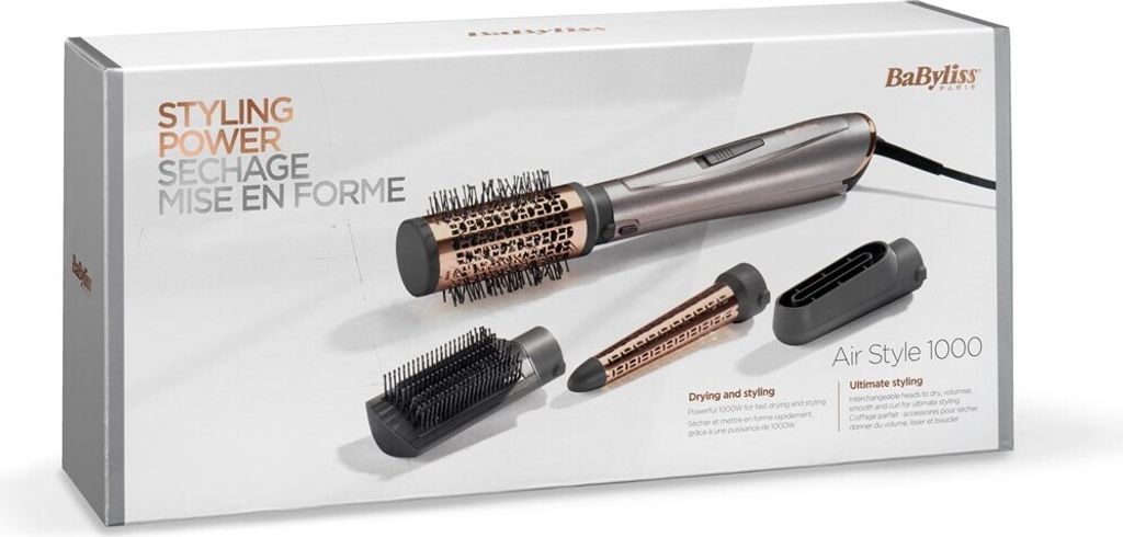 Babyliss Hot Air Brush Ionic Hair Styling AS136E Air Style Zdjęcie produktu 12