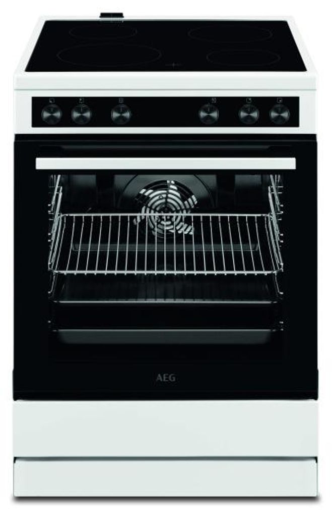 AEG CCB6206ABW, Voľne stojaci sporák, Čierna, Biela, Obrázok produktu 