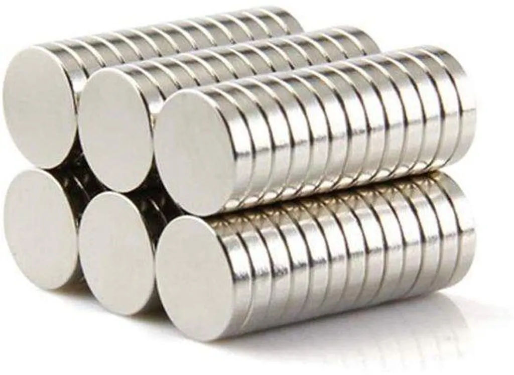 Aimants pour tableau magnétique blanc lot de 50 disques 8 x 2 mm
