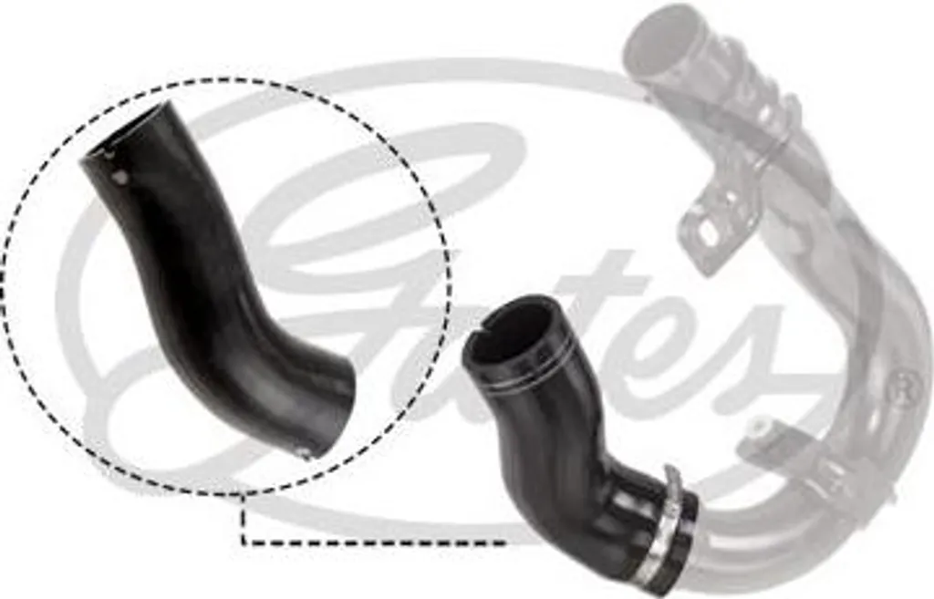 Tubo Manicotto Intercooler GATES 09-0470 per Fiat Doblo 1.3D 51810863