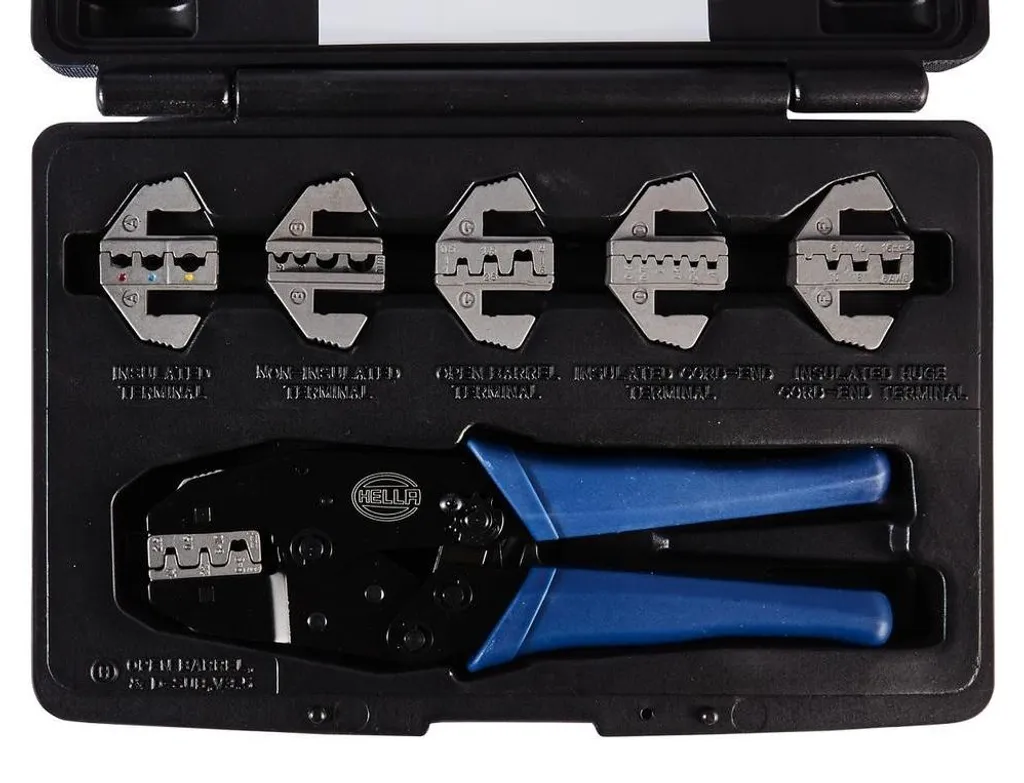Kit sertissage HELLA Basic noir pour câblage automobile et circuit DIY - 7