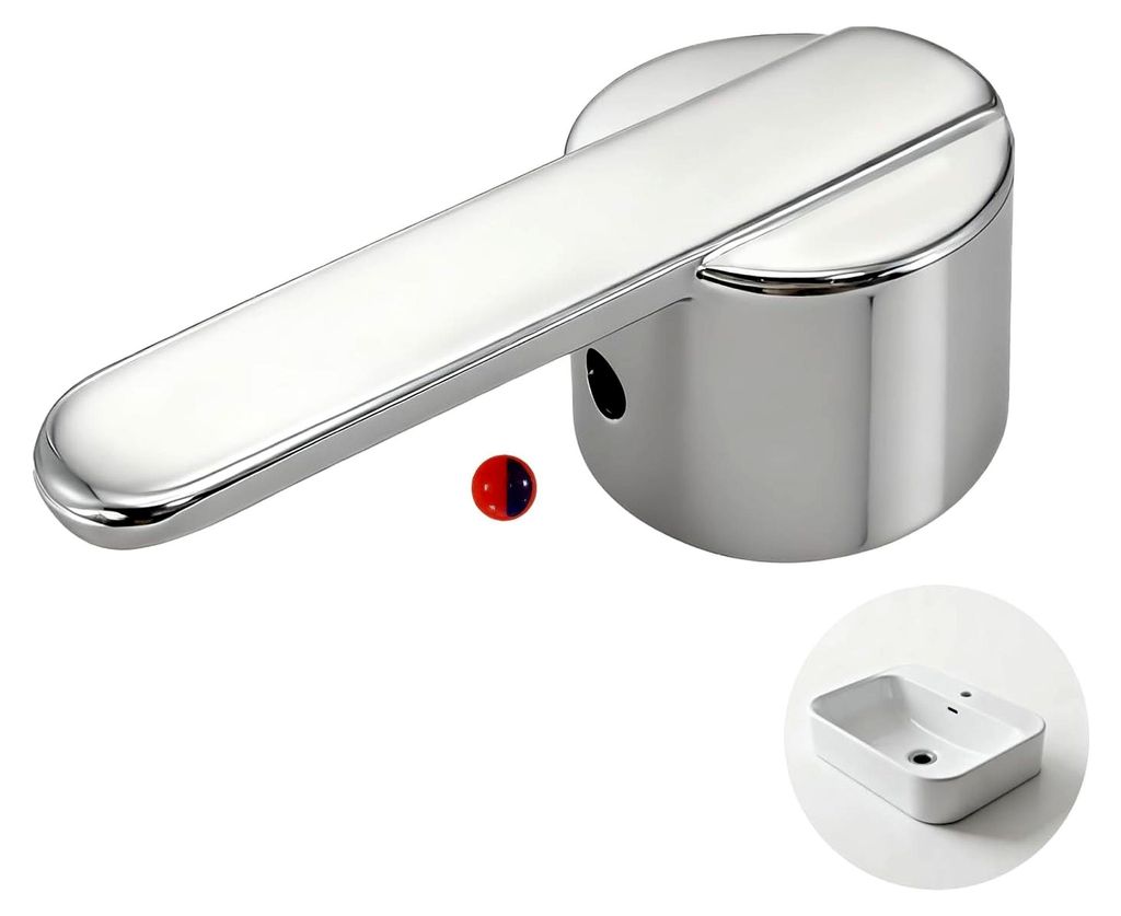 Ergonomischer Duschgriff – Hebelgriff für Einhebelmischer – Einfache und elegante Ersatzlösung – für Badezimmer und WCs