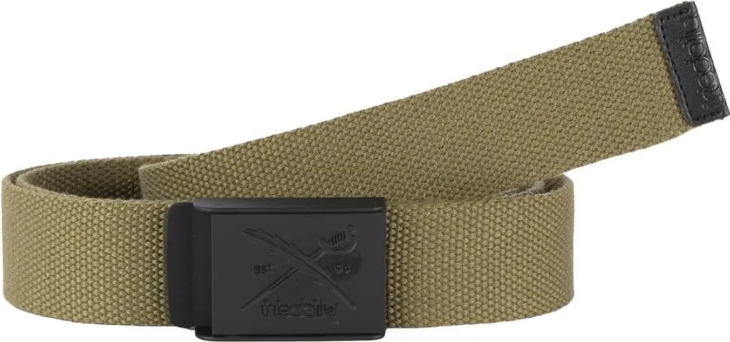 Cintura Iriedaily Flag Rubber Warm Olive: Robustezza Urban Streetwear