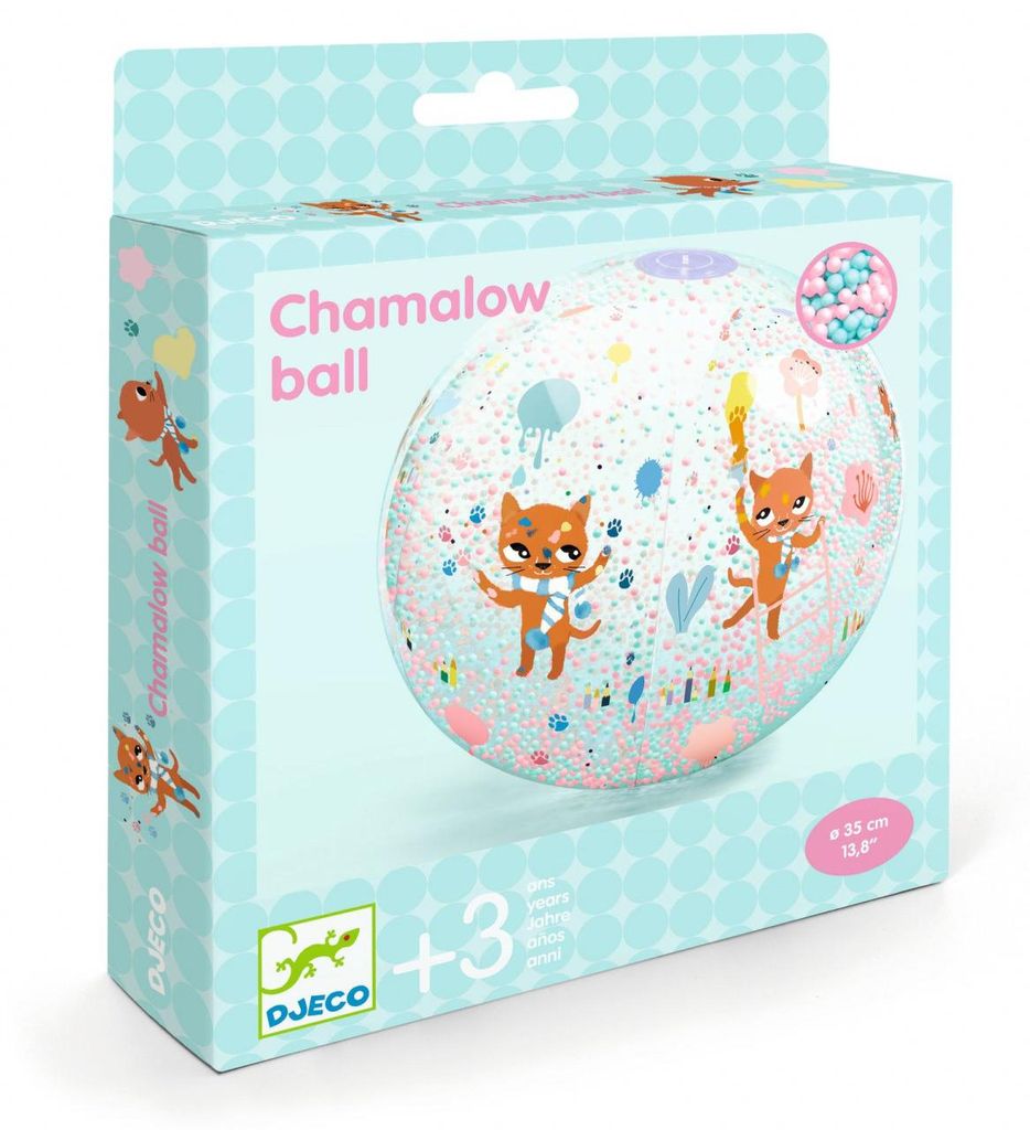 Djeco Djeco aufblasbarer Ball – Lernspielzeug für Kinder