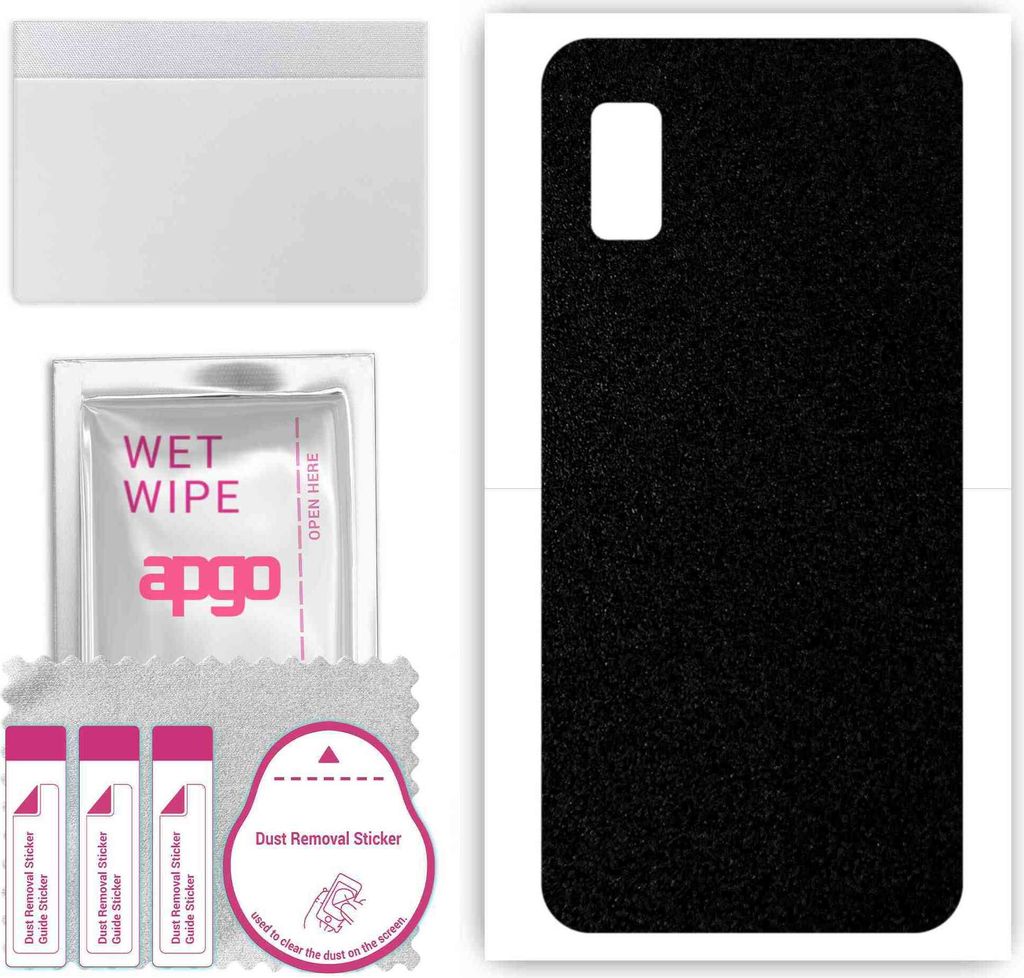 apgo Rückseite Schutzfolie, Skin, kompatibel mit Sharp Aquos wish, Hinten Displayschutzfolie aus Vinylfolie, kratzfest, einfache Montage - Mattsch...