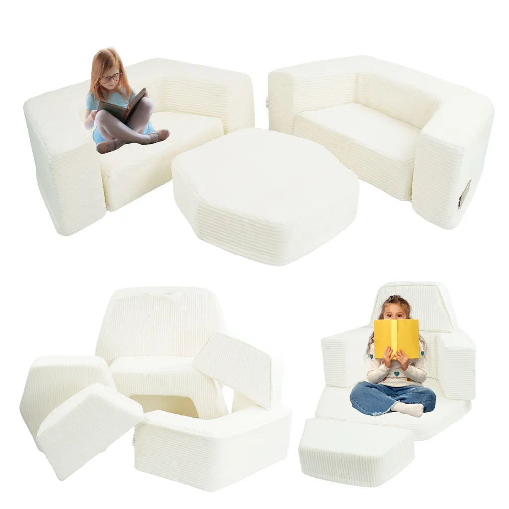 Parcours de motricité en mousse 6 blocs Flumi pour chambre d'enfant