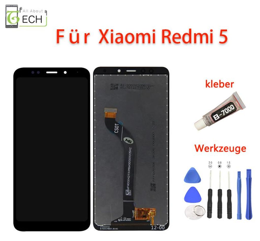 Für Xiaomi Redmi 5 LCD Display Touchscreen Bildschirm Produktbild 