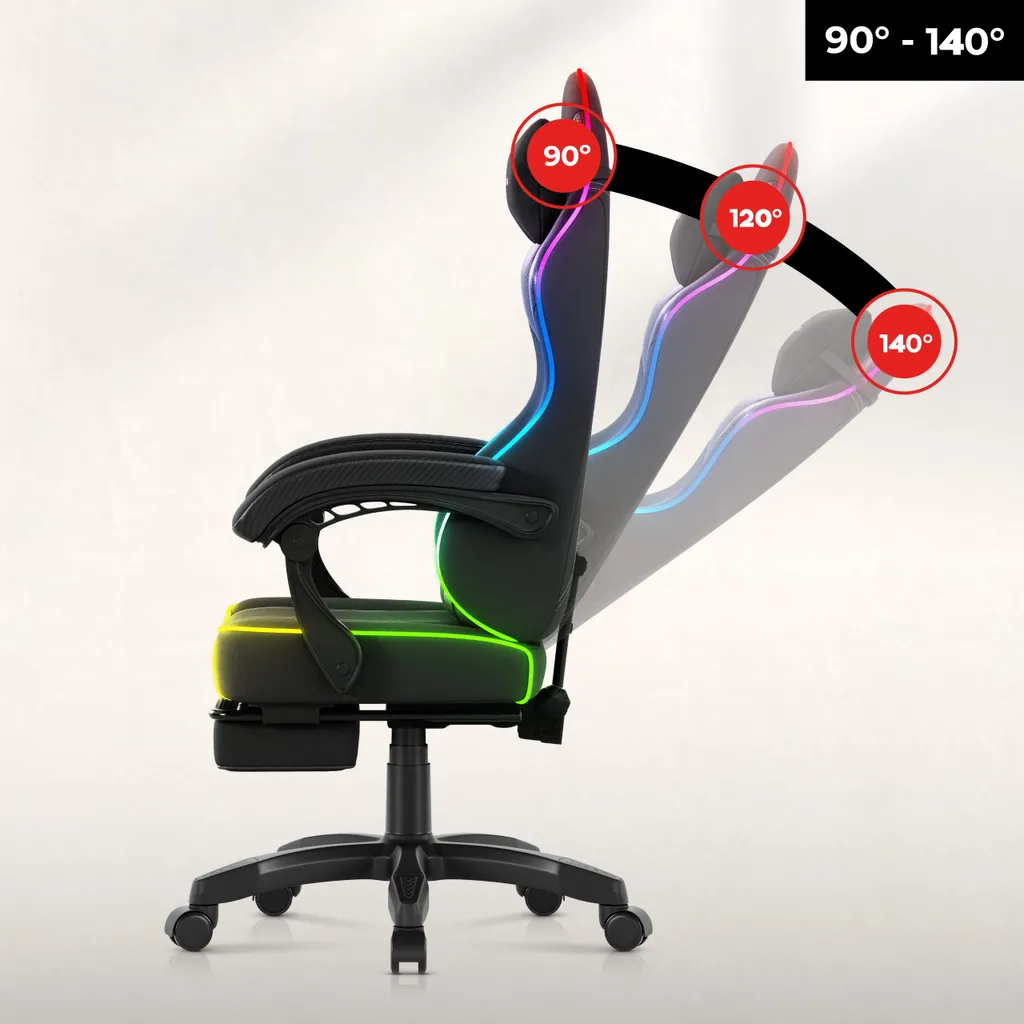 Force 3.7 RGB gaming chair Black - 9
