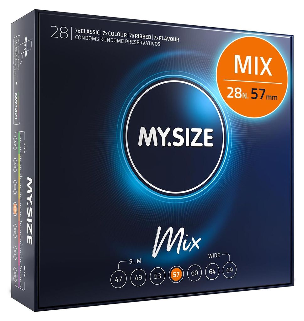 My.Size Mix Preservativi misura 4, 57 mm, confezione Immagine del prodotto 