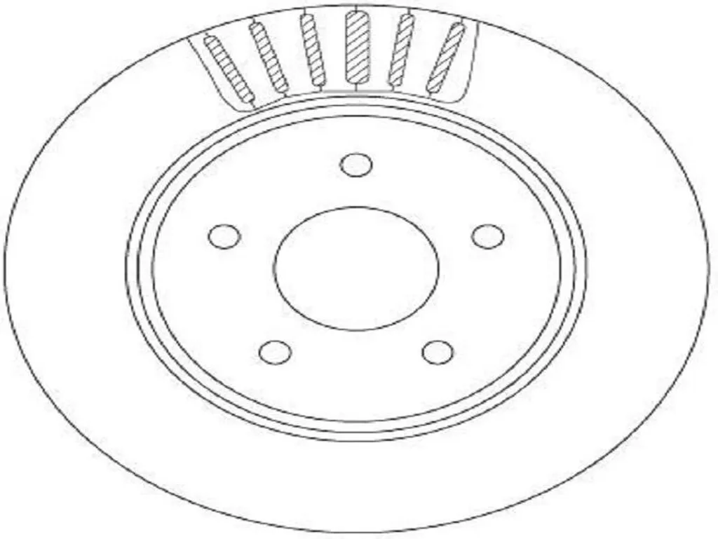 2 Disques de frein TRW DF6789 pour RENAULT Koleos II et NISSAN X-TRAIL