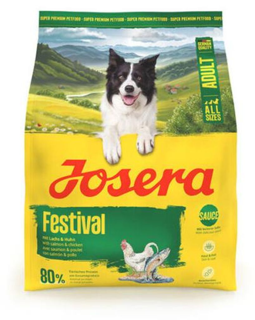 Futter Josera Festival Adult All Sizes 900 g Produktbild 