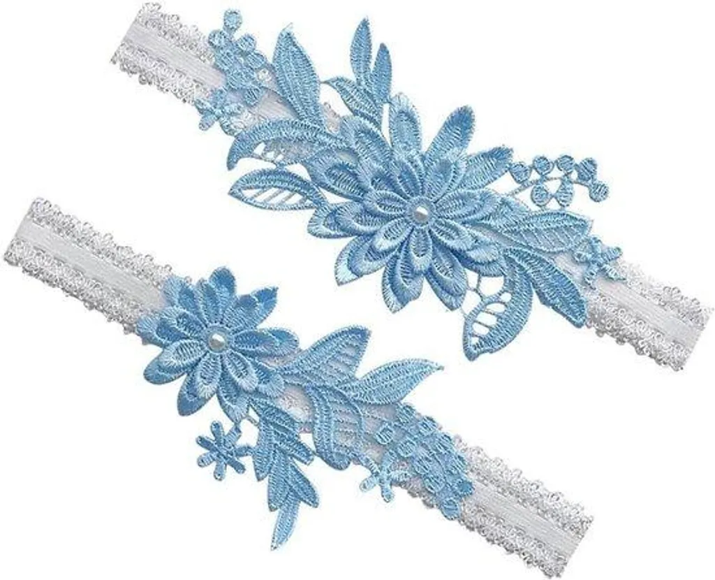 Ruban fleuri bleu clair mariée : l'astuce pour une coiffure qui tient