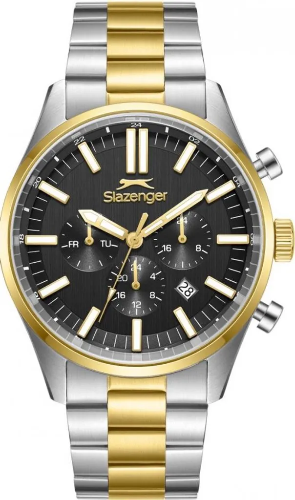 Montre Analogique Homme en Argent Slazenger Design Fashion Chic
