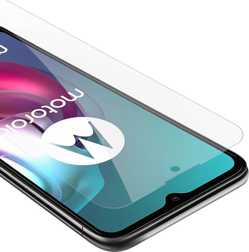 Cadorabo Panzer Folie für Motorola MOTO G10 / G30 Schutzfolie in Transparent Gehärtetes Tempered Display-Schutzglas