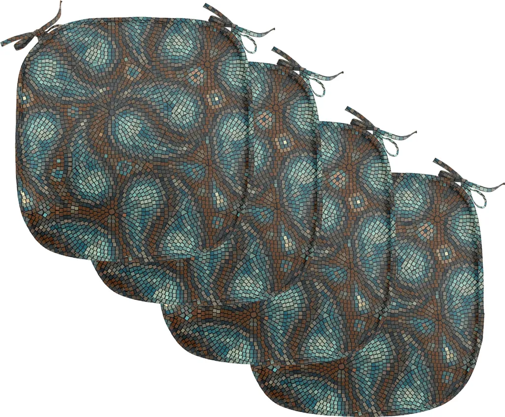 Coussins décoratifs pour salle à manger Paisley 40x40 cm - Set de 4