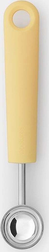 Brabantia Tasty+, Schöpflöffel, Edelstahl, Gelb, Hängeschlaufe, 1 Stück(e), 173 mm