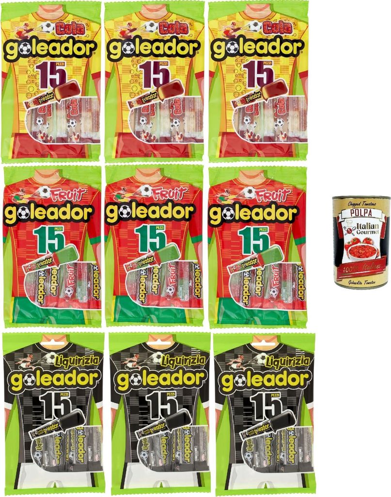 Goleador Testpaket, Süßholz, Fruscht und Cola Doppel Produktbild 