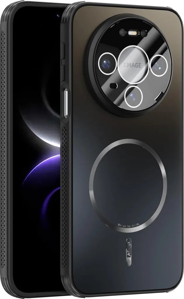 Custodia Huawei Mate 80 Pro Nera Opaca: Design Magnetico e Anti-Impronta
