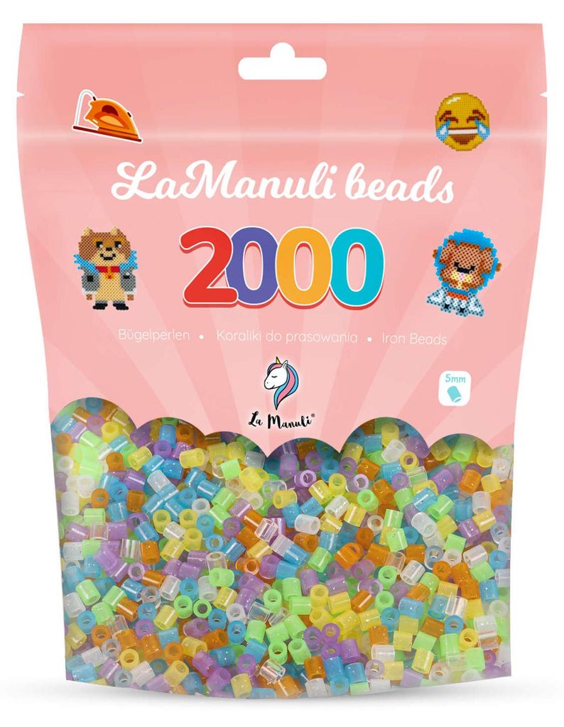 Bügelperlen 2000 GLITZER [LA.W01-6] Produktbild 
