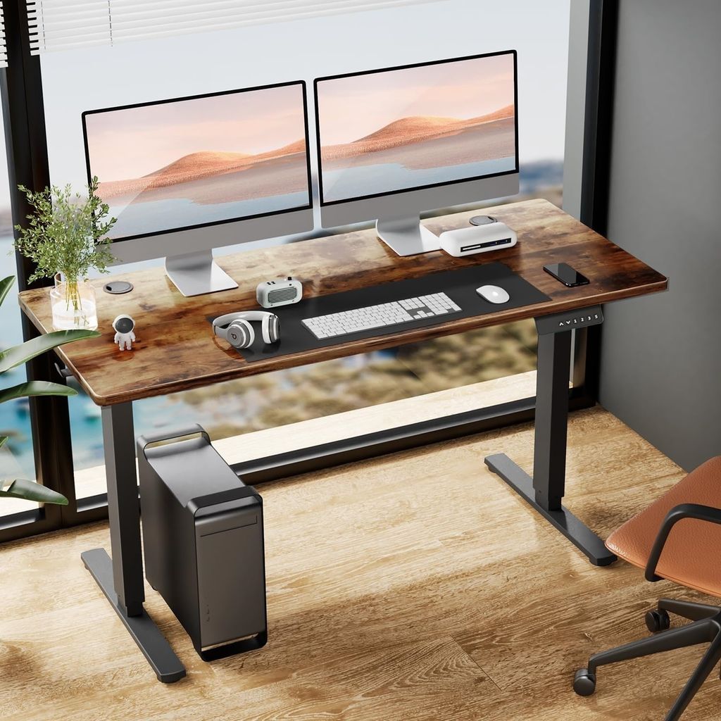 CAROMA Schreibtisch, höhenverstellbar, elektrisch, 140x60 Produktbild 8