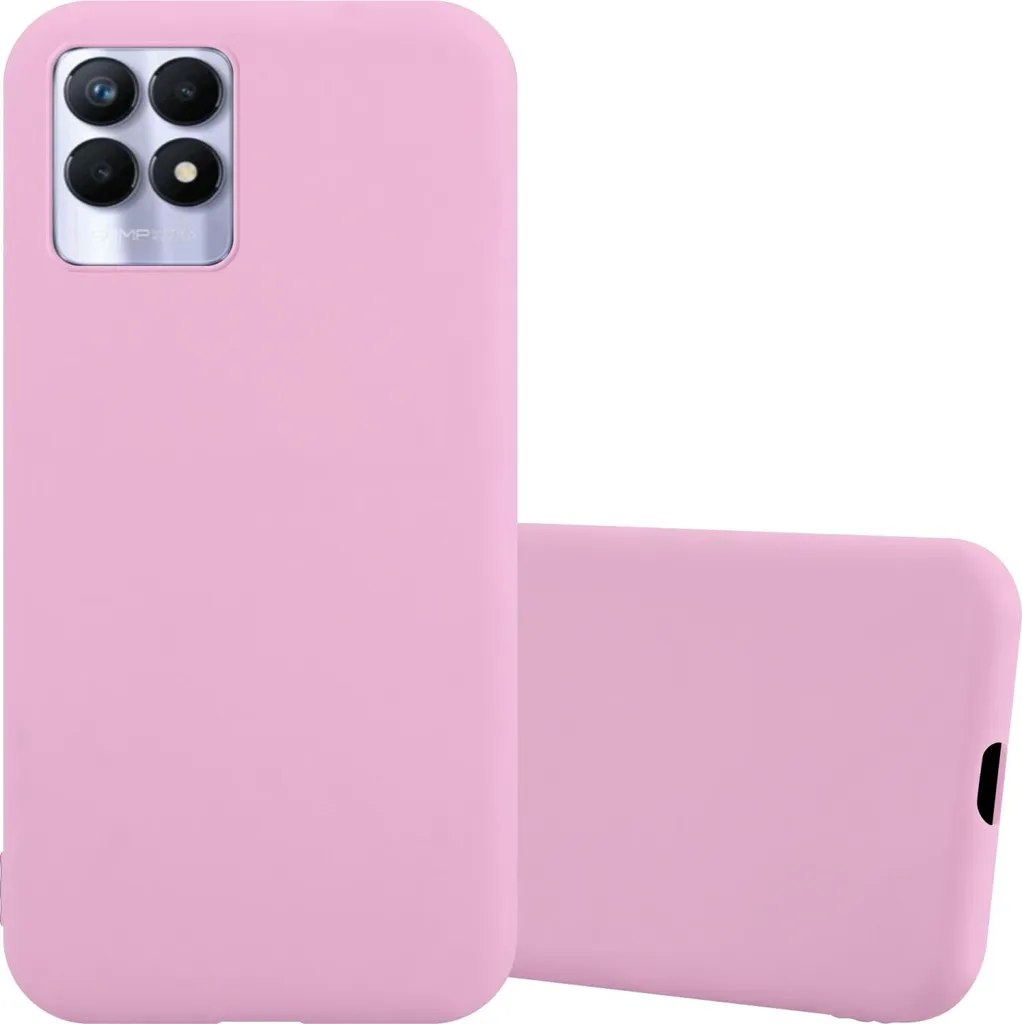 Cover Protettiva Cadorabo Realme 8i / Narzo 50 4G Silicone TPU Rosa