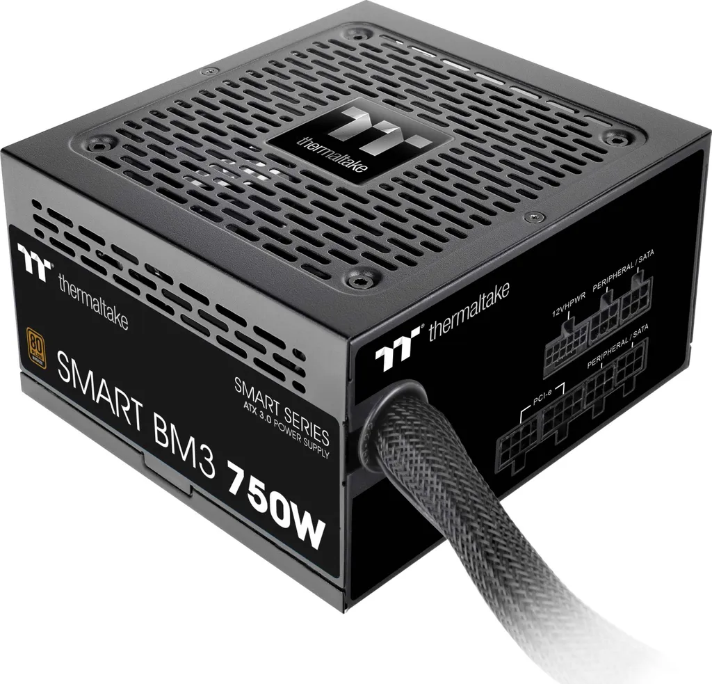 Thermaltake 750W Alimentation Semi-Modulaire Certification 80 PLUS Bronze