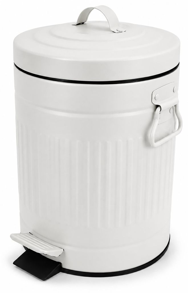 Relaxdays, poubelle de salle de bain, 5 litres, design Image du produit 