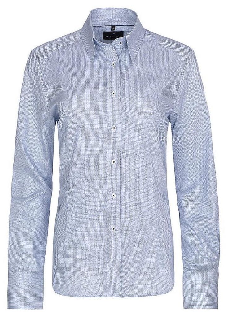 Di Selentino - "Greece" Hemd für Damen, Regulär NA796 (XXL) (Blau/Weiß)